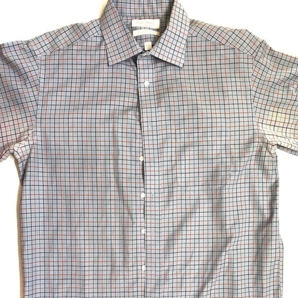 Gold Label Roundtree & Yorke Men's Button Down Shirt Size 16.5